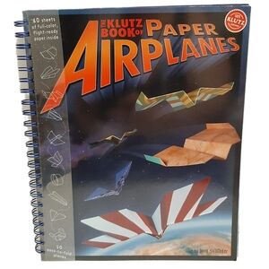🍒 New - KLUTZ Paper Plane Book Folded Flyers - Kids Craft Activity Learning Toy